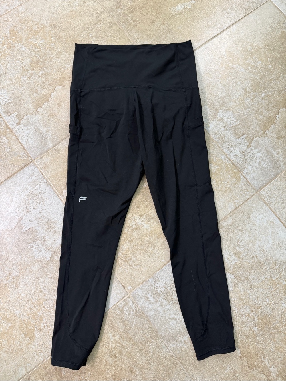 Fabletics 7/8 Maternity Black Women's Leggings